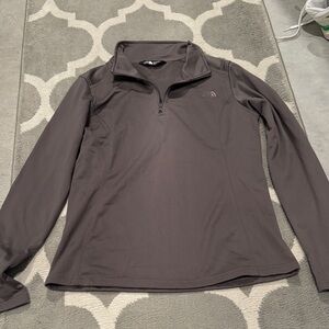 The North Face Charcoal Quarter-Zip Pullover